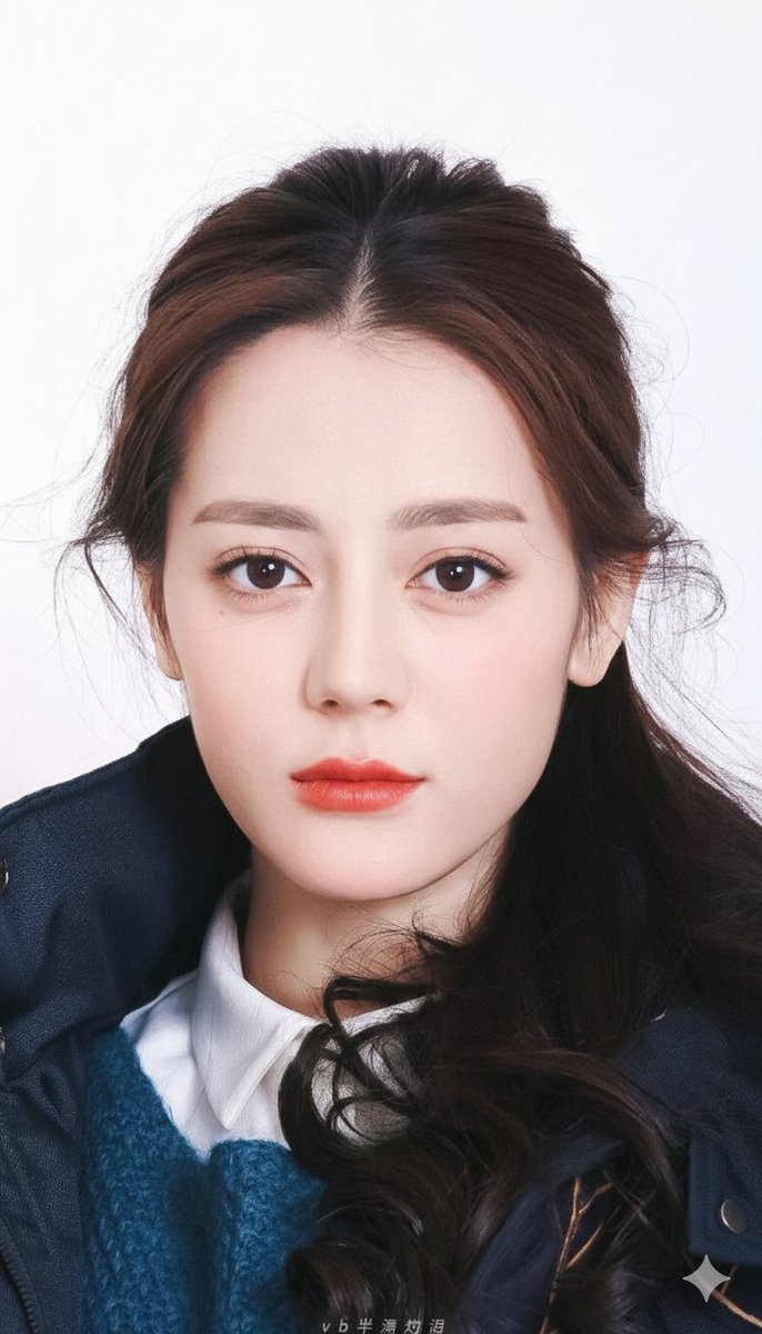 Beautiful Close-up Headshot of Dilireba Dilmurat, Captured — Nano Banana Pro image prompt example