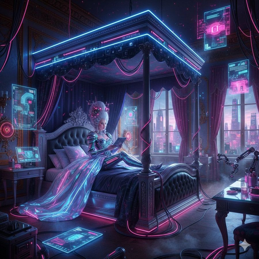 Cyberpunk — Nano Banana Pro image prompt example