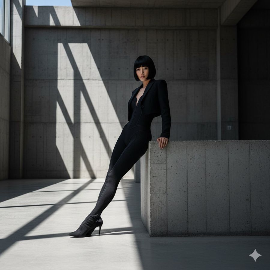 Render_Target =  ( [MODEL] * Structural_High_Fashion_Attire ) +  ( — Nano Banana Pro image prompt example