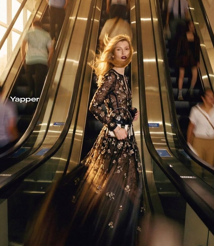 Ultra-realistic Cinematic Fashion Photograph of a Stylish Blonde — Nano Banana Pro image prompt example