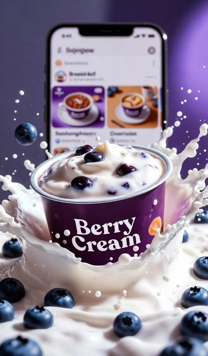 Ultra-realistic Cinematic Yogurt Advertisement Showing a Premium — Nano Banana Pro image prompt example