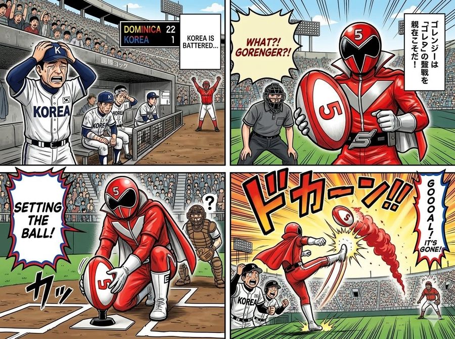 World Baseball — Nano Banana Pro image prompt example