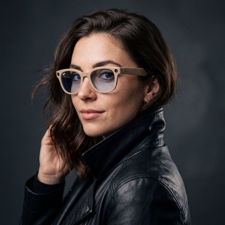 Cinematic Studio Portrait of a Confident Young Woman Wearing Stylish — Nano Banana Pro image prompt example