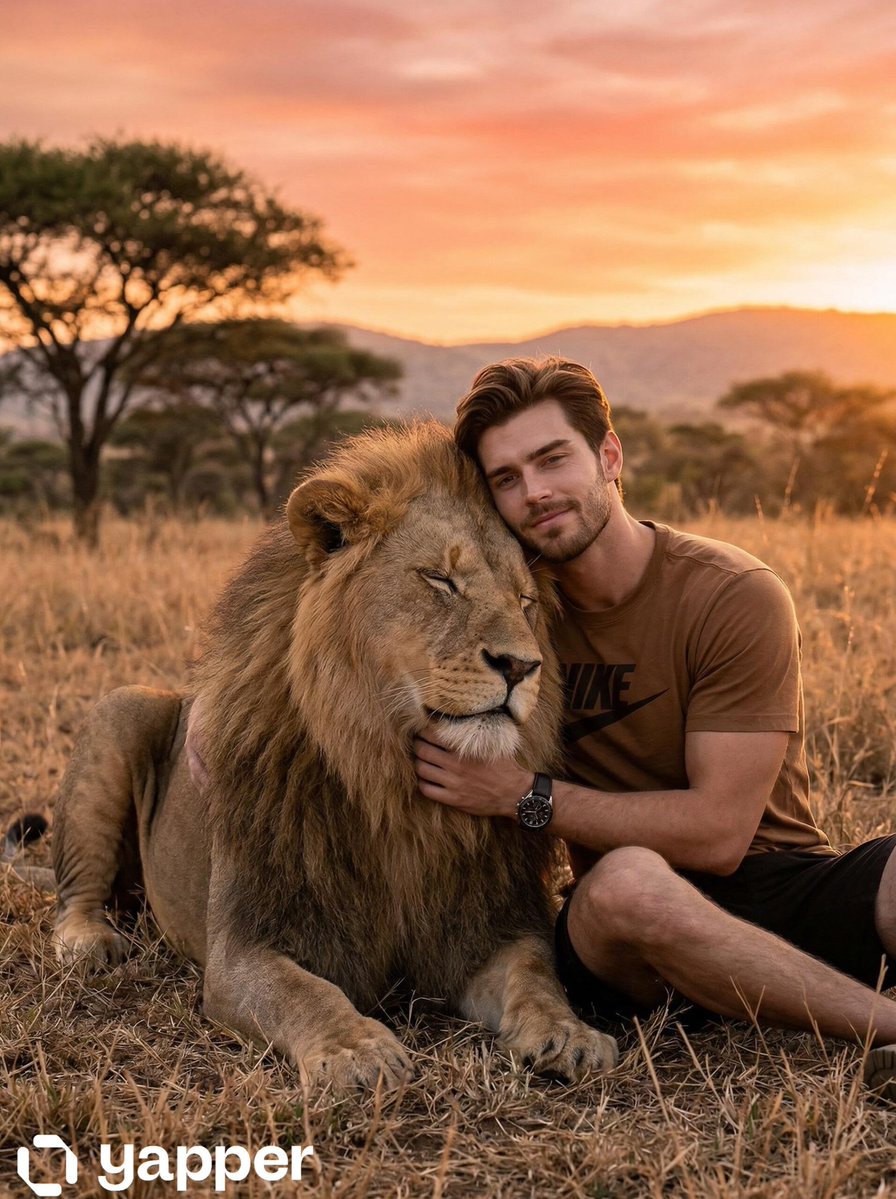 Warm, Cinematic Golden-hour Scene in the African Savanna — Nano Banana Pro image prompt example