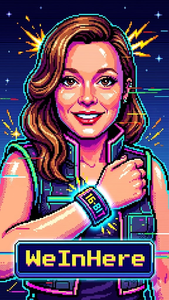 16 Bit Arcade Character Generator — Nano Banana Pro image prompt example