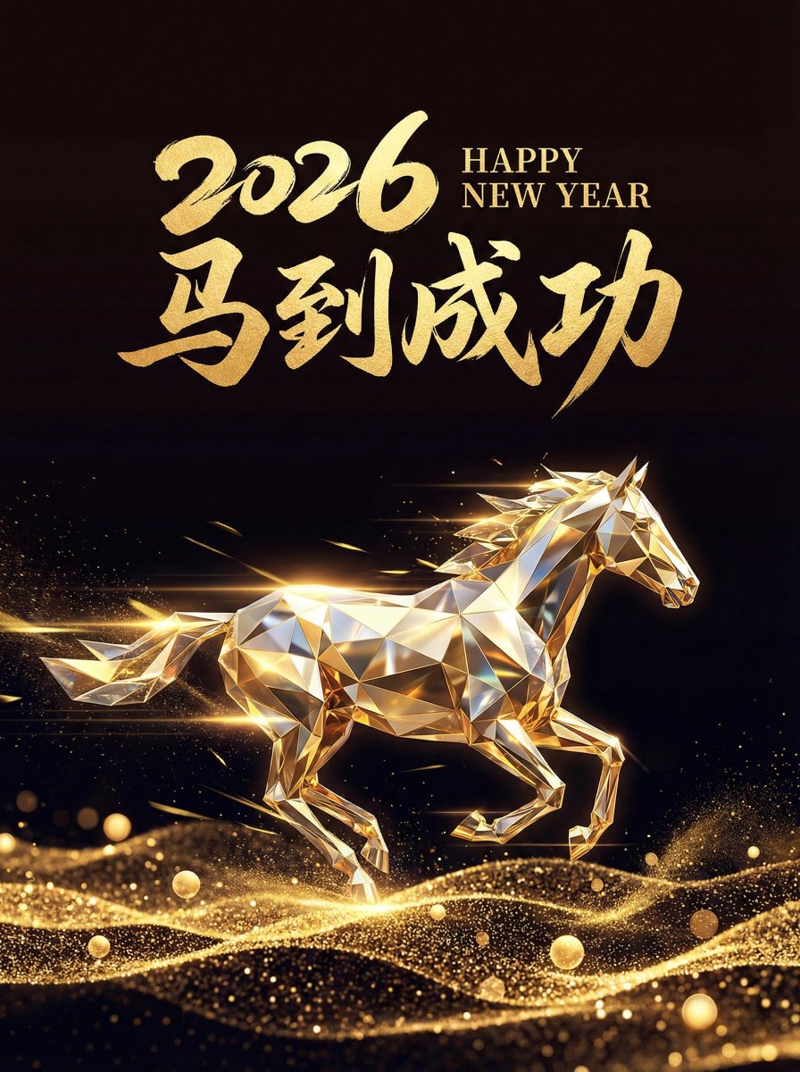 2026 Year Of The Horse Poster Design Prompt — Nano Banana Pro image prompt example