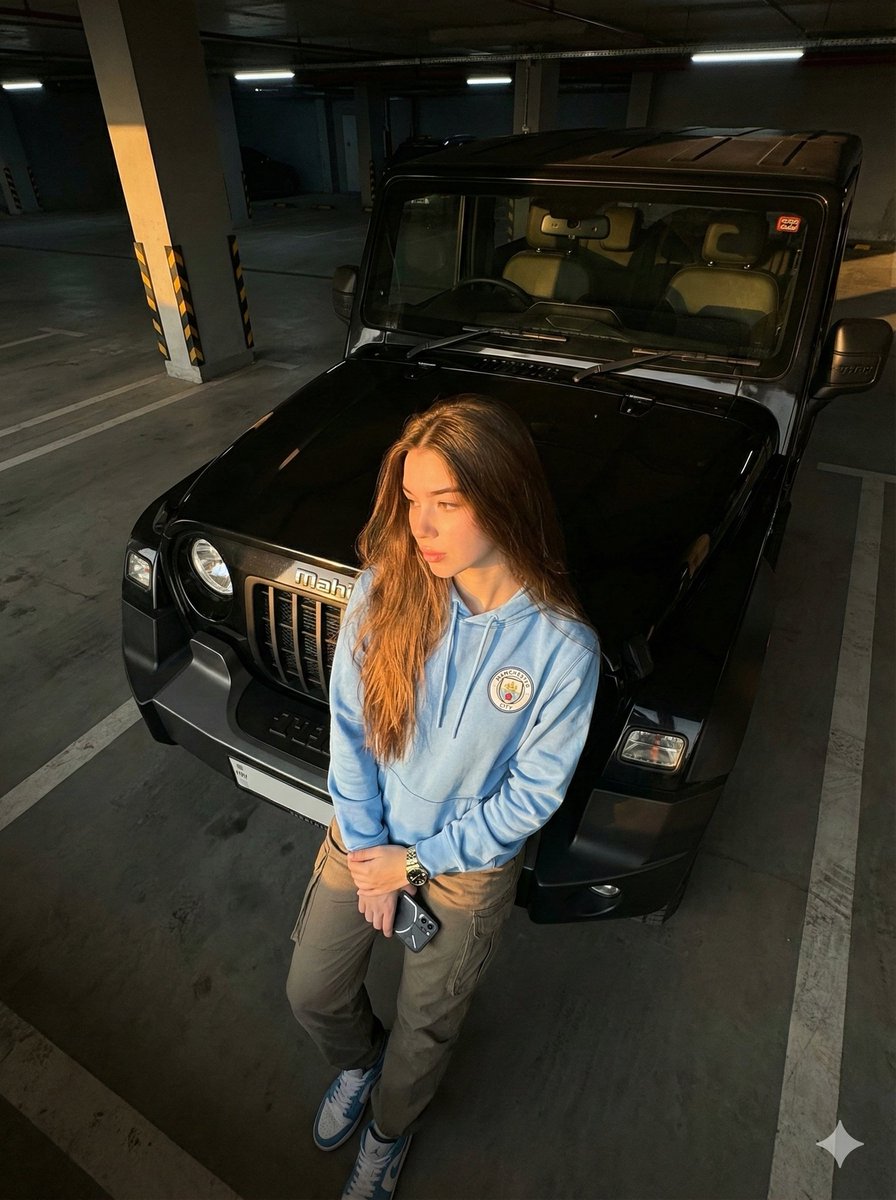 Cinematic, Ultra-realistic, Modern Automotive Portrait — Nano Banana Pro image prompt example