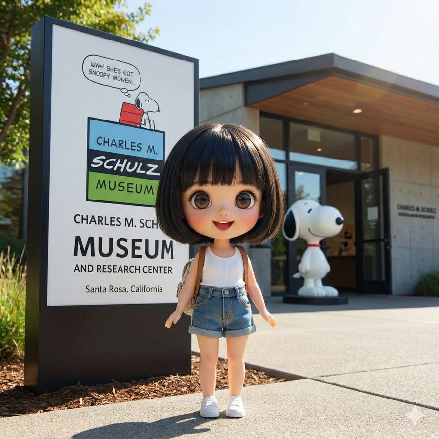 Image of This Girl Visiting the Charles M — Nano Banana Pro image prompt example