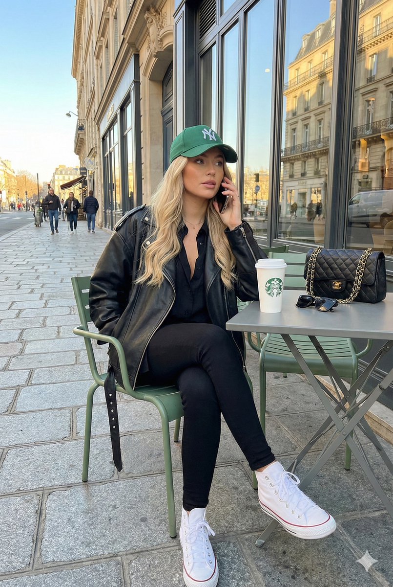 Urban Street Style / Travel Influencer — Nano Banana Pro image prompt example
