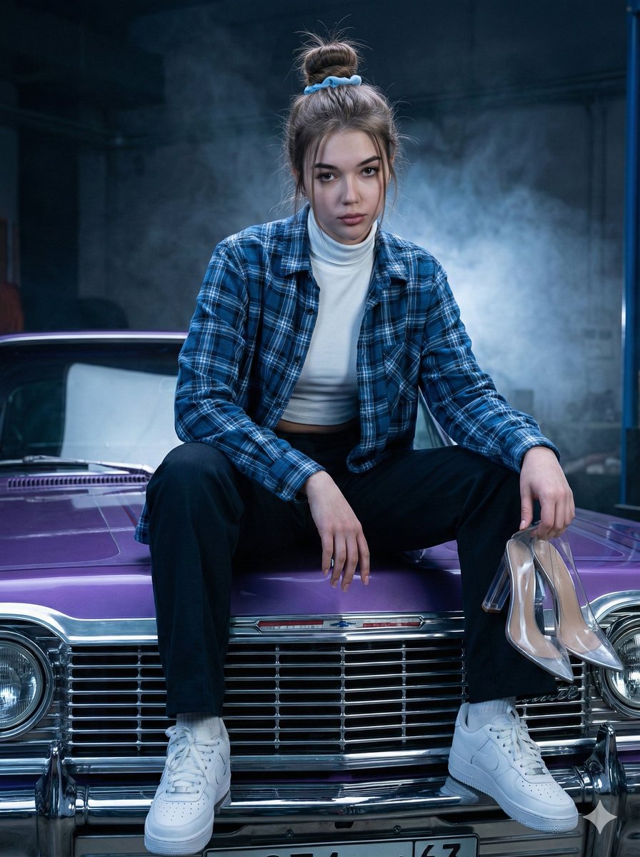 Hyper-realistic, Cinematic, Urban Rebel Aesthetic — Nano Banana Pro image prompt example