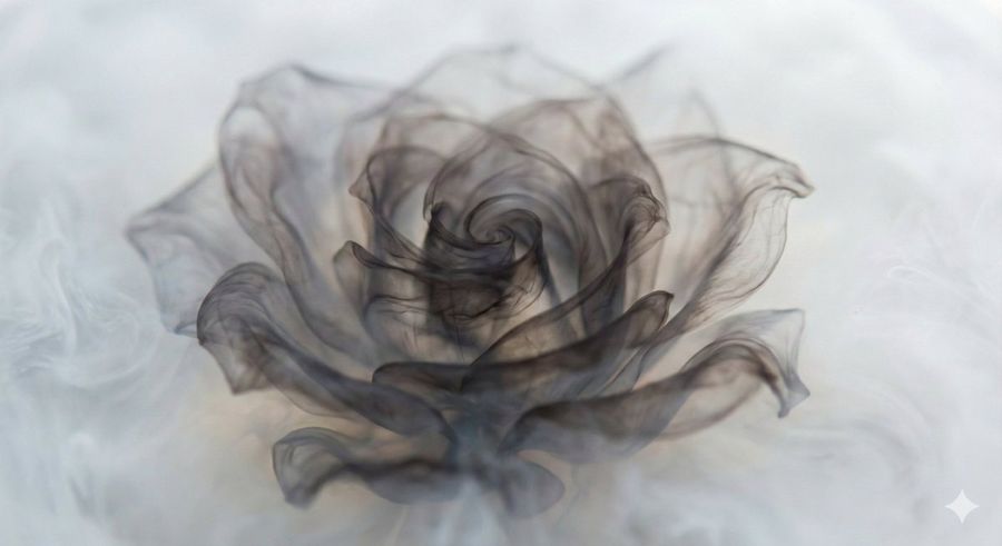 SUBJECT Slowly Emerges from Swirling Ink Suspended in Milky Water — Nano Banana Pro image prompt example