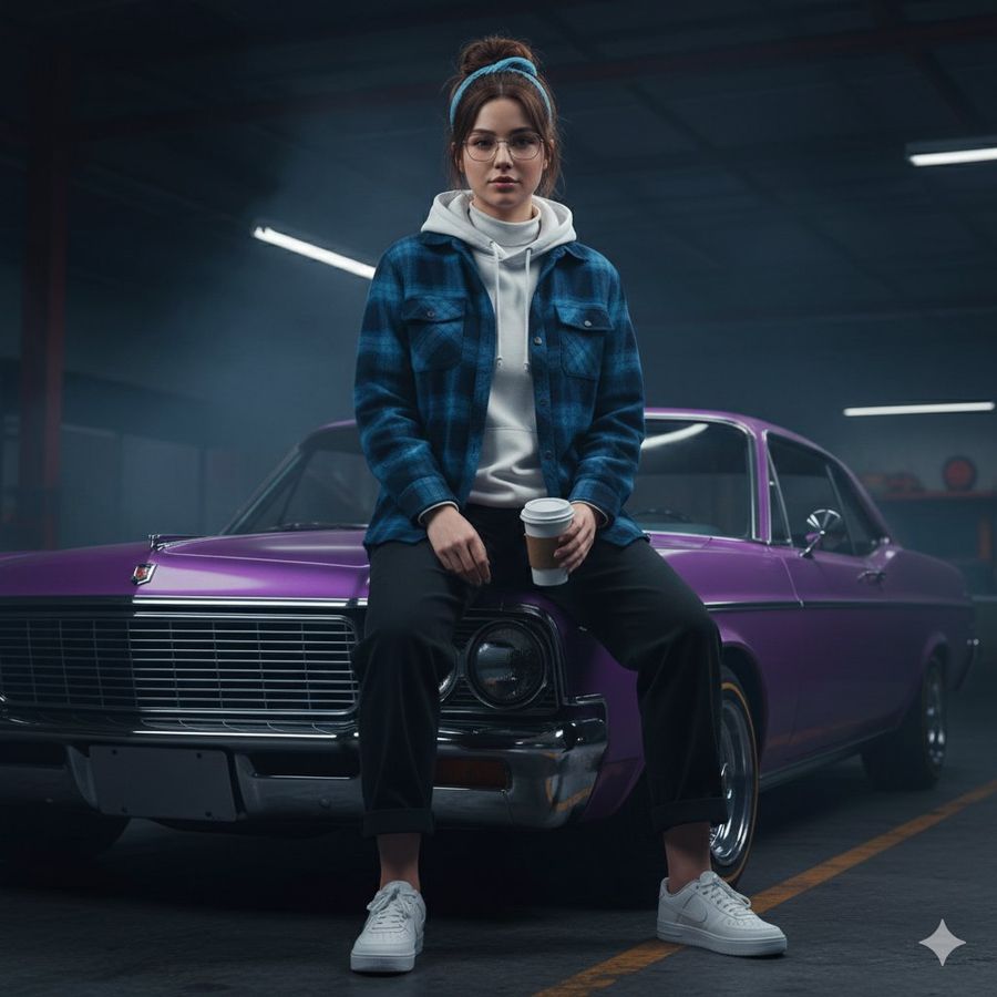 Hyper-realistic, Cinematic, Urban Rebel Aesthetic — Nano Banana Pro image prompt example