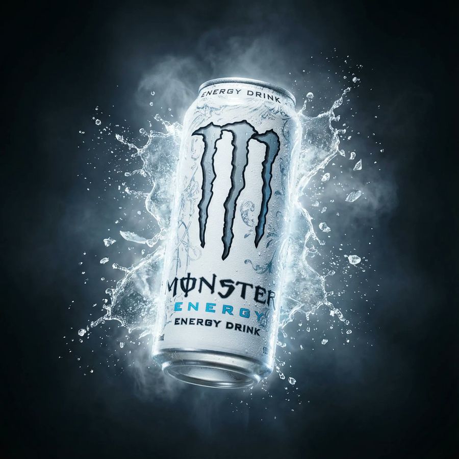 Hyper Realistic Cinematic Product Photography of a White Monster — Nano Banana Pro image prompt example