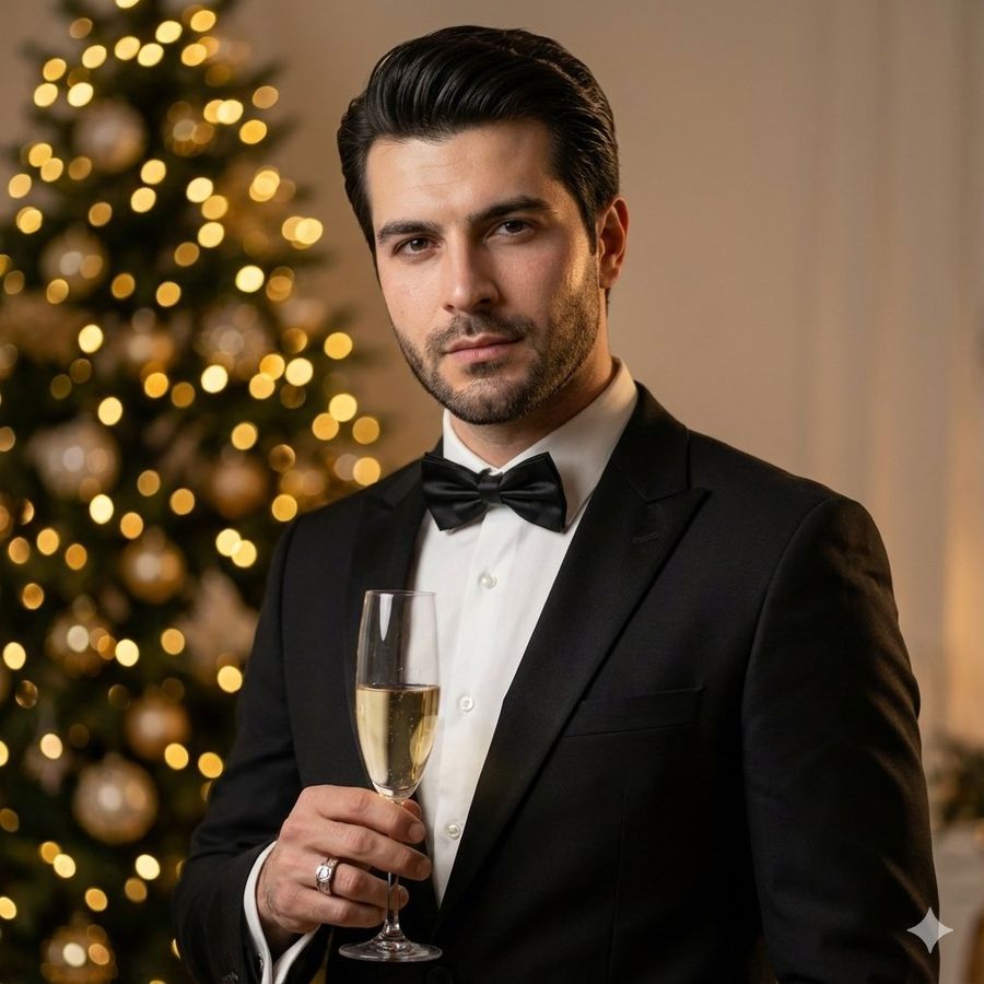 Ultra-realistic Cinematic Editorial Portrait of a Handsome Young Man — Nano Banana Pro image prompt example