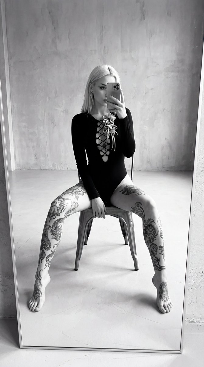 Captivating Young Woman with Platinum Blonde Hair Takes a Bold — Nano Banana Pro image prompt example