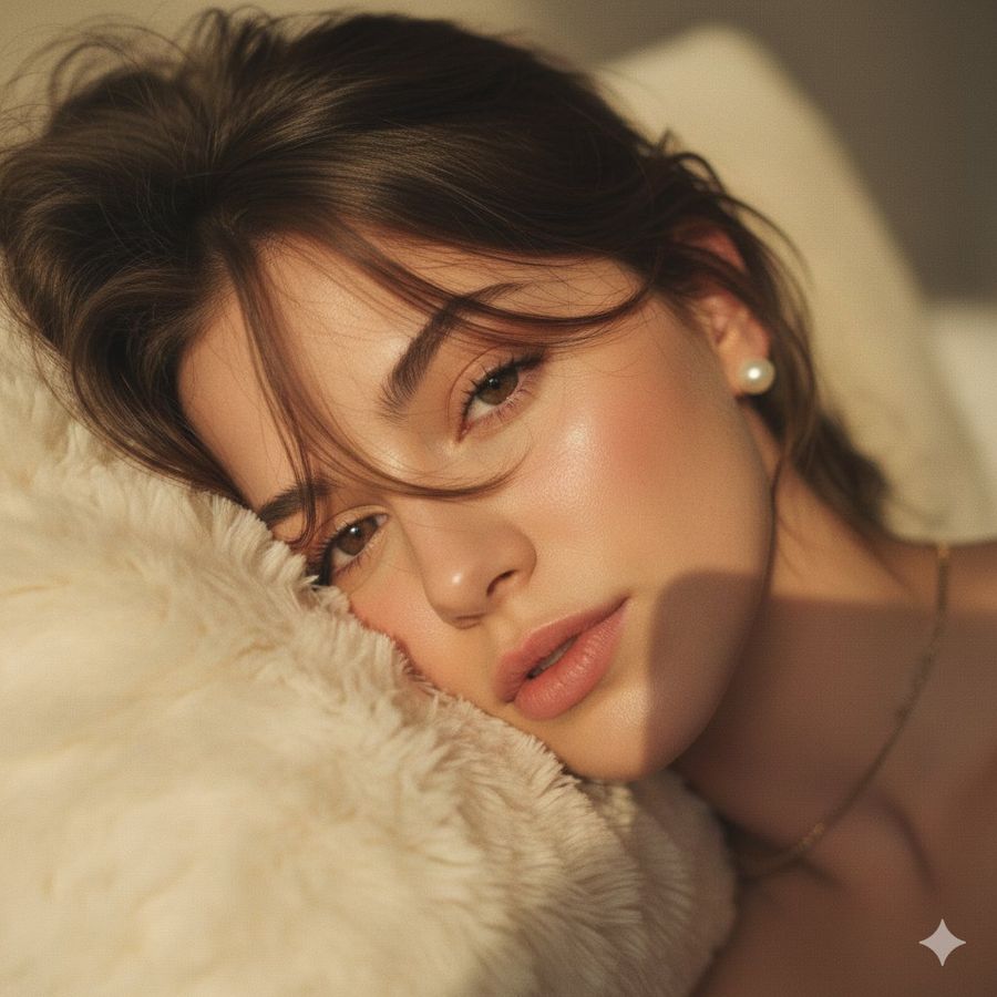 Hyper-realistic, Extreme Close-up POV Selfie of the Same Woman — Nano Banana Pro image prompt example