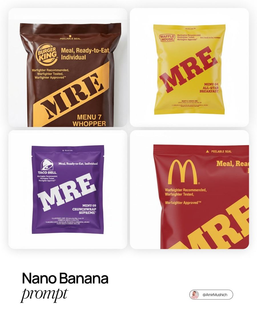 Package Design — Nano Banana Pro image prompt example