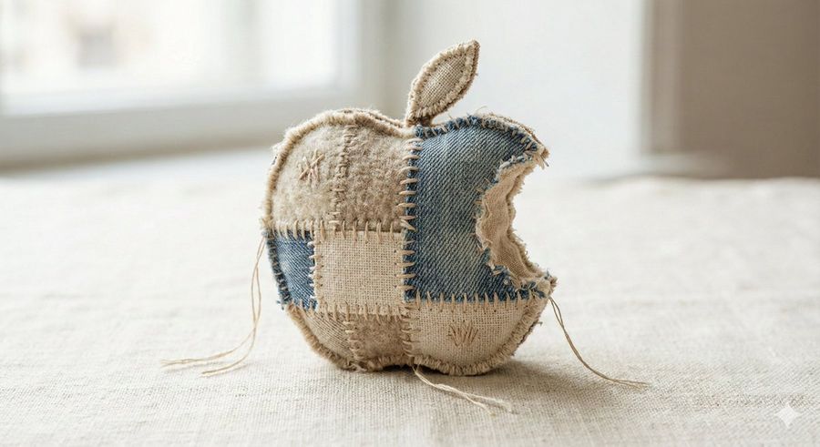 3D Logo of [Brand Name] Crafted from Stitched Fabric and Embroidery — Nano Banana Pro image prompt example