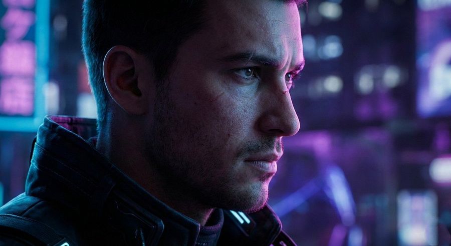 Cyberpunk Cinematic Lighting — Nano Banana Pro image prompt example