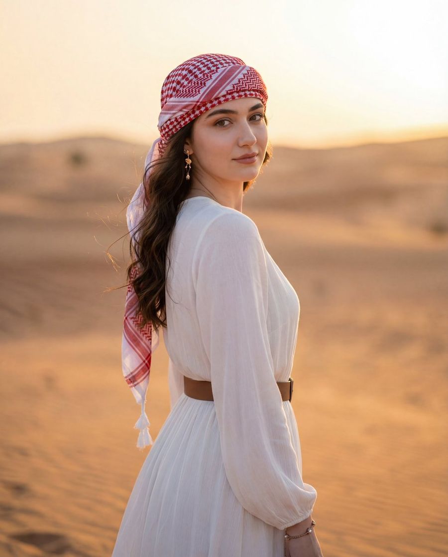 Long, Loose Waves Flowing Naturally Down the Back — Nano Banana Pro image prompt example