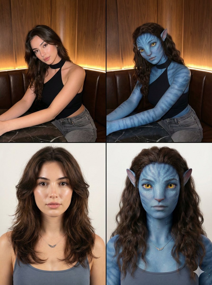 Photorealistic to CGI/Digital Art Conversion — Nano Banana Pro image prompt example