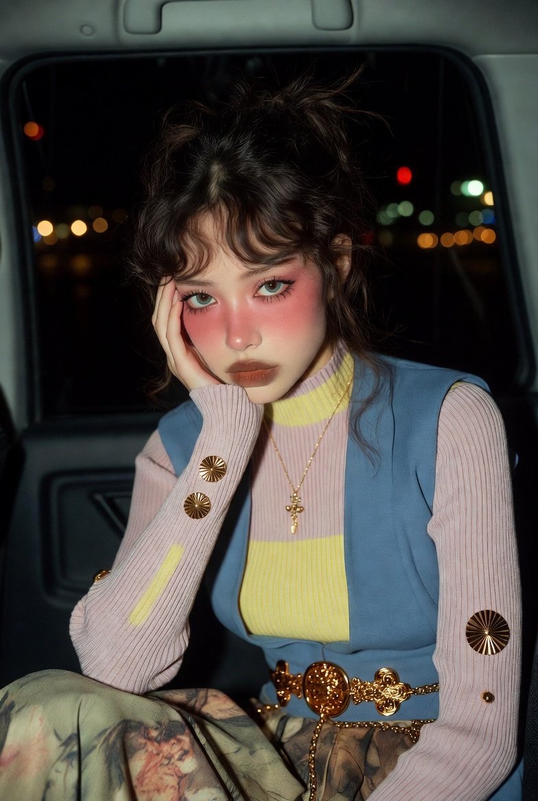 Young Woman with an Ethereal, Doll-like Aesthetic — Nano Banana Pro image prompt example