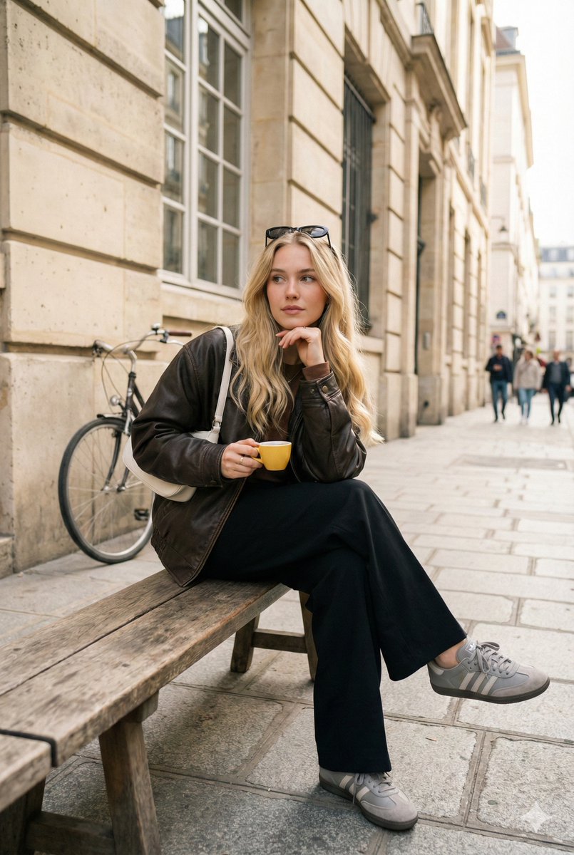 Parisian Street Style V1 — Nano Banana Pro image prompt example