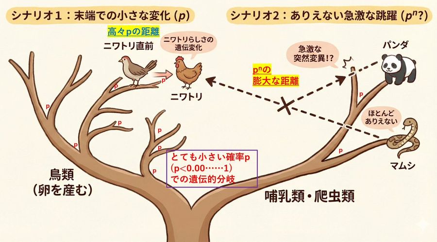 Visually Express the Concept That 'It's Easy to Become a Chicken — Nano Banana Pro image prompt example