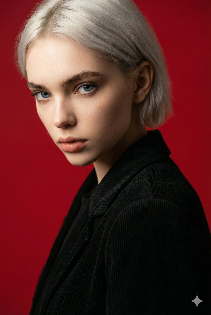 Cinematic Portrait, Turning Your Head Over Your Shoulder — Nano Banana Pro image prompt example