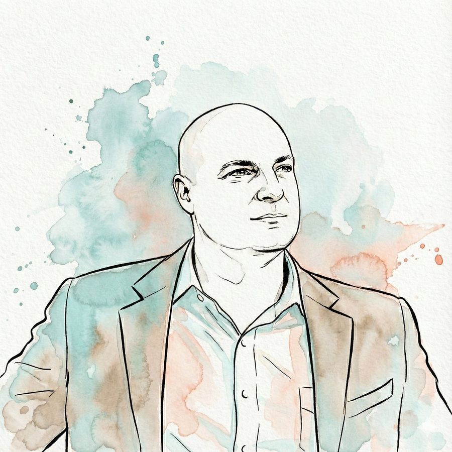 Subject of the Uploaded Image Into a Watercolor Illustration Rendered — Nano Banana Pro image prompt example