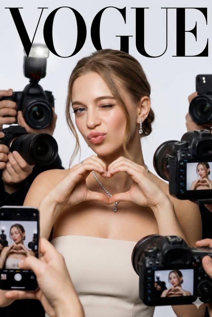 Realistic Vogue Magazine Cover–Style Fashion Portrait Using — Nano Banana Pro image prompt example