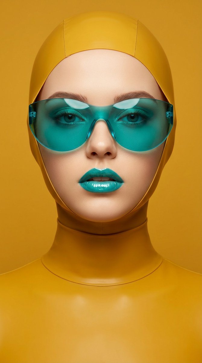 Female Fashion Model, Young Adult, Symmetrical Features, Flawless — Nano Banana Pro image prompt example