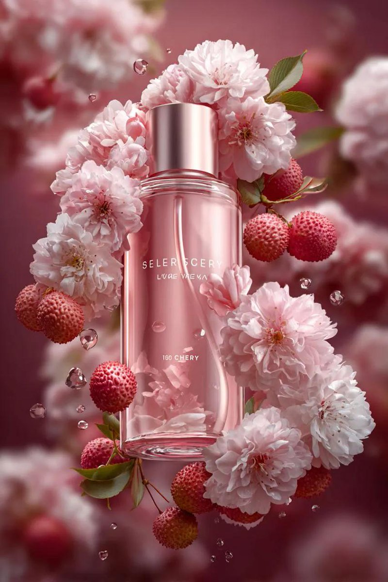 3d Floating Cosmetic Bottle Product Shots — Nano Banana Pro image prompt example