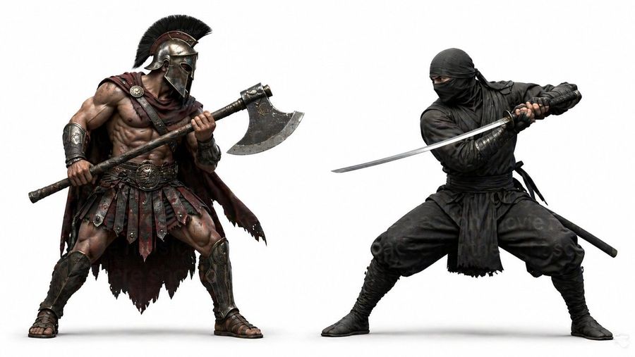 3d Gaming Character Battle Scene — Nano Banana Pro image prompt example
