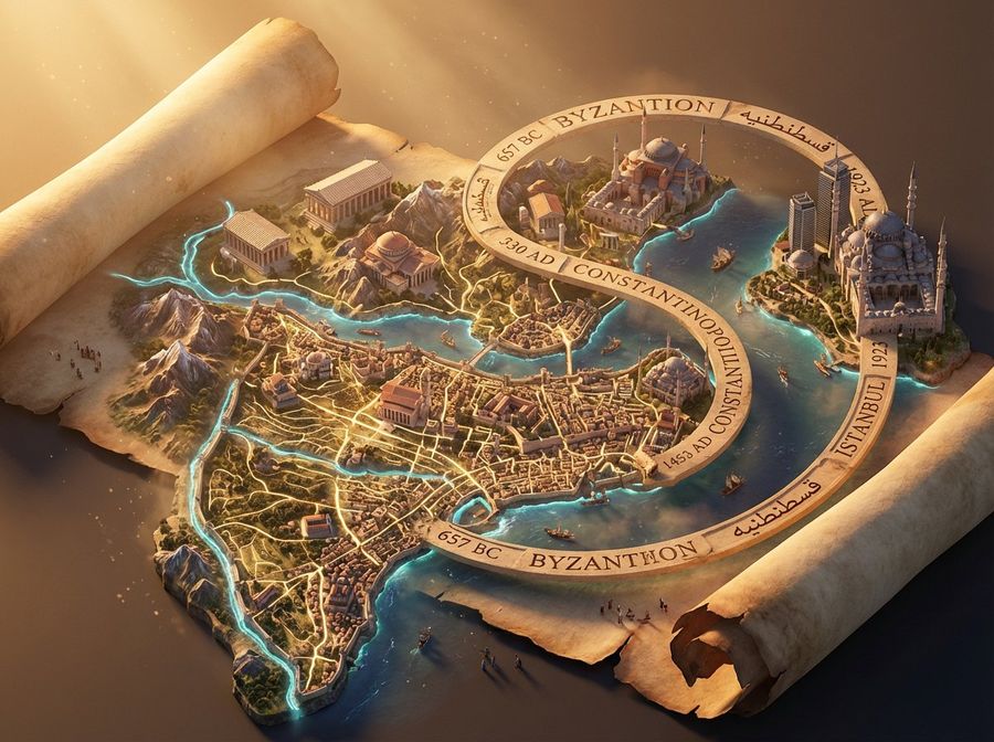 3d Isometric Atlas Scene In Firefly Style — Nano Banana Pro image prompt example