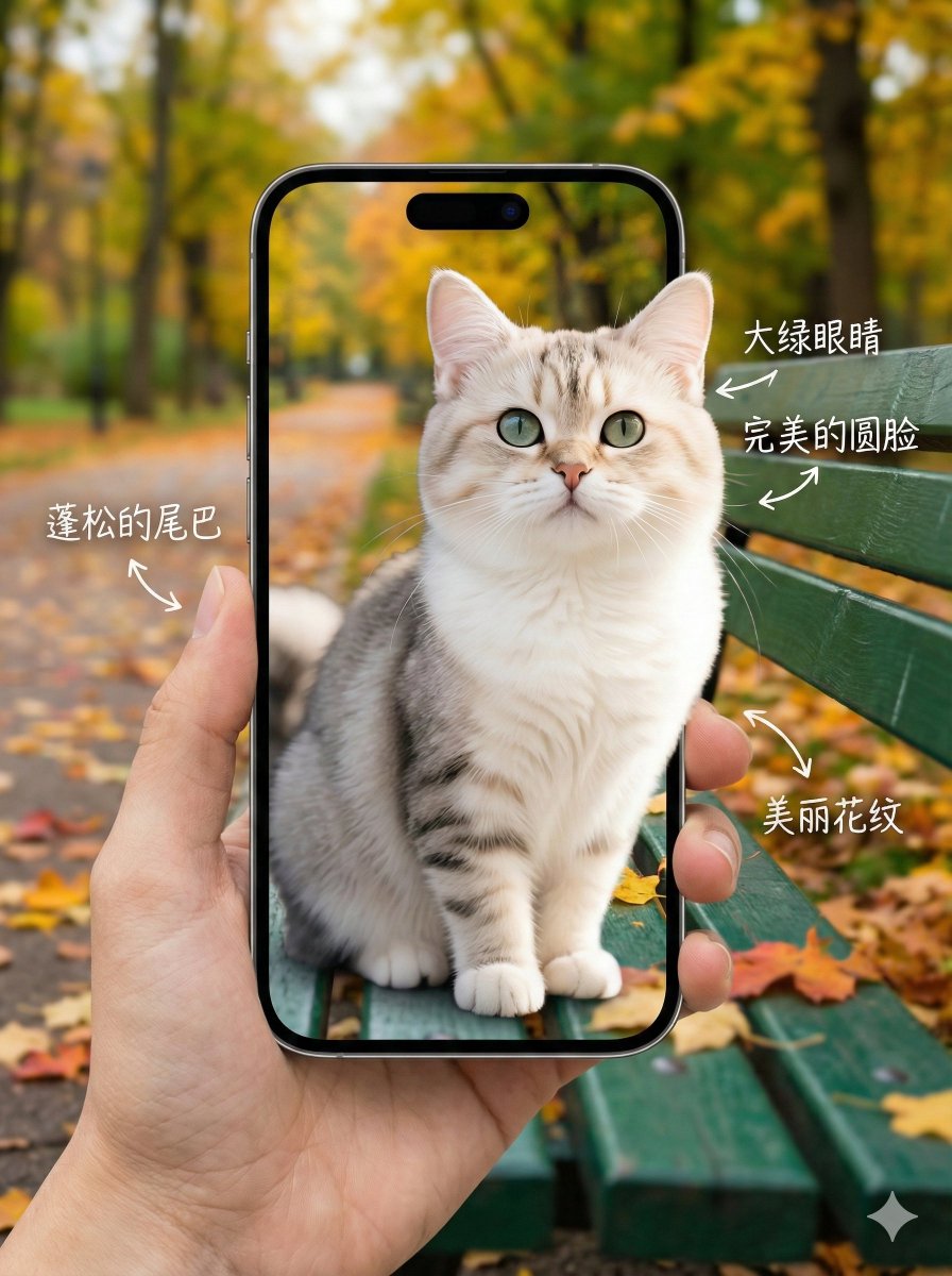 3d Pop Out Phone Screen Photo Effect Template Template — Nano Banana Pro image prompt example