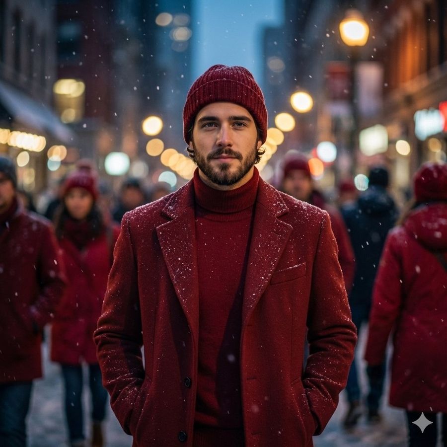 Stylish Young Adult Man — Nano Banana Pro image prompt example
