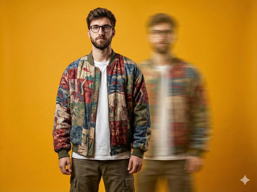 Ultra-realistic 8K Cinematic Studio Portrait Framed from Mid-thigh — Nano Banana Pro image prompt example