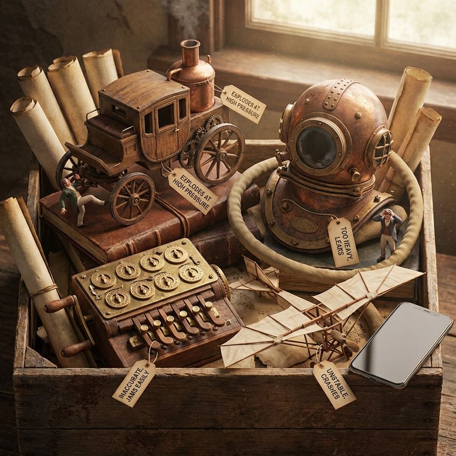 Role: Historical Archivist & Technical Illustrator — Nano Banana Pro image prompt example