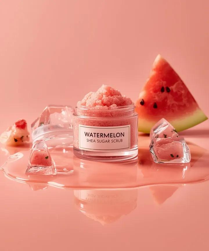 Cosmetic Skincare Jar Placed at Center — Nano Banana Pro image prompt example