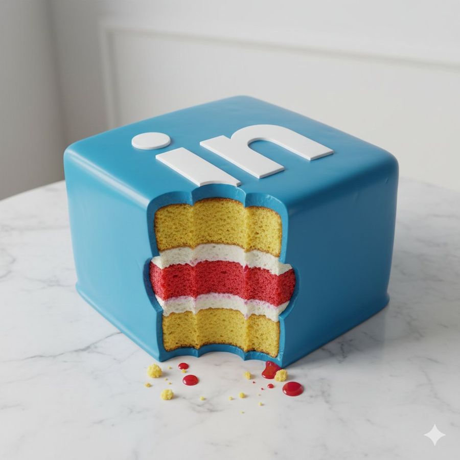 Hyper-realistic Digital Illustration of a Cake Meticulously Stylized — Nano Banana Pro image prompt example