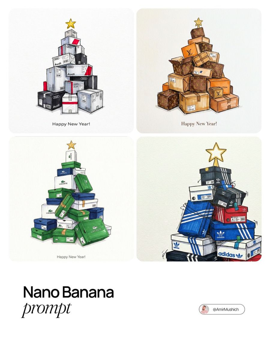 Product Boxes — Nano Banana Pro image prompt example