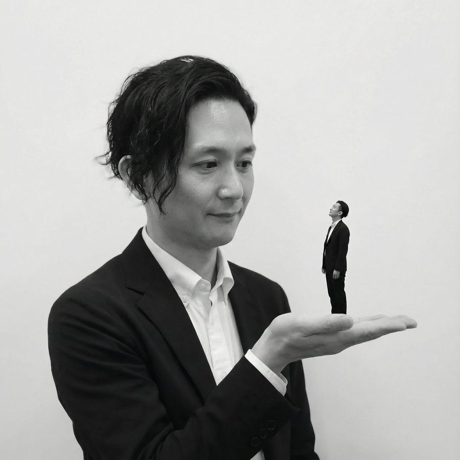 Placing a “Mini-sized Version of Myself” on the Palm of My Hand — Nano Banana Pro image prompt example