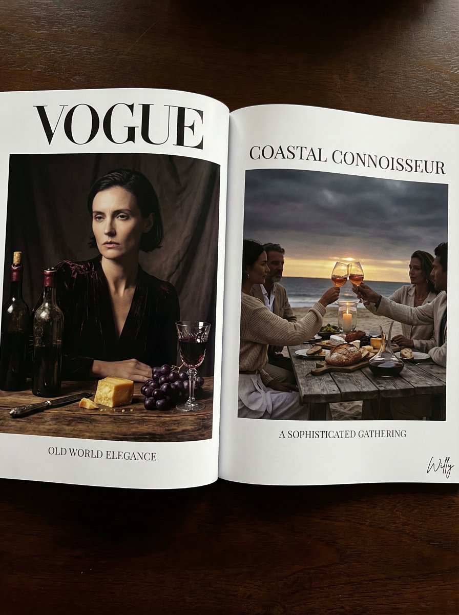 Vogue Editorial Spread, 16:9 Aspect Ratio — Nano Banana Pro image prompt example