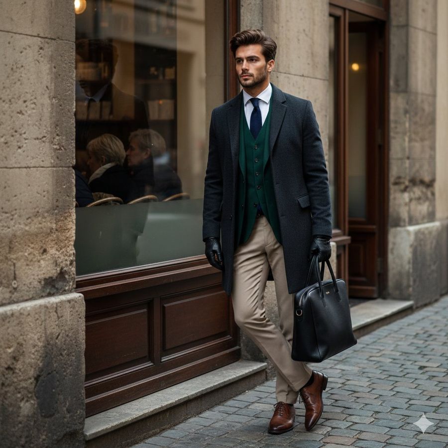 Cinematic Street Photography, Fashion Editorial — Nano Banana Pro image prompt example
