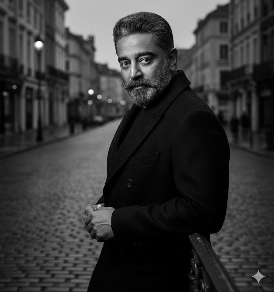 Monochrome, Noir-inspired, Cinematic Fashion Editorial, Dramatic — Nano Banana Pro image prompt example