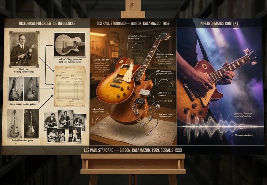 Luthier's Legacy Board for [INSTRUMENT] — [MAKER / SCHOOL / PERIOD] — Nano Banana Pro image prompt example