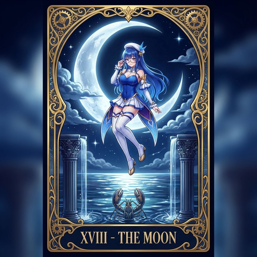 Your Favorite Illustration Into the "Moon" Arcana — Nano Banana Pro image prompt example