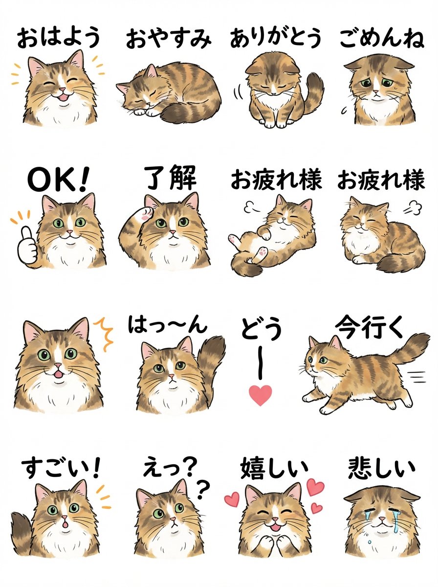 Using the Cat Character in This Attached Image, Please Create a List — Nano Banana Pro image prompt example