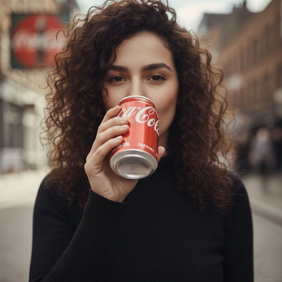 Cinematic Lifestyle Video Shot on a City Street with Soft Background — Nano Banana Pro image prompt example